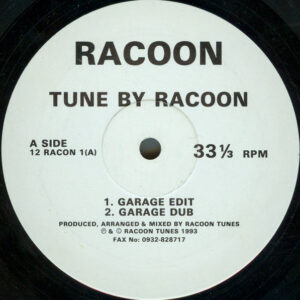 Racoon (3) - Tune By Racoon (12") (Very Good (VG))