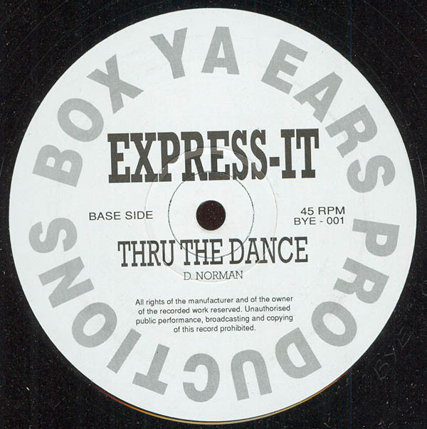Frontier Man - Express-It Thru The Dance (12") (Very Good Plus (VG+)) - Image 2