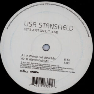 Lisa Stansfield - Let's Just Call It Love (12", Promo) (Very Good (VG))