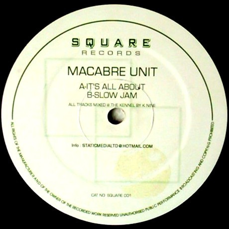 Macabre Unit - It's All About / Slow Jam (12") (Very Good Plus (VG+))